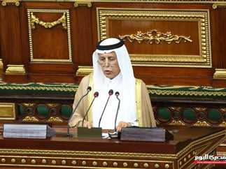جانب من اجتماعات الاتحاد البرلماني العربي بحضور عدد كبير من رؤساء مجلس النواب برئاسة الدكتور علي عبد العال، 5 أبريل 2018.