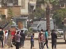 اشتباكات بين الأهالي وأنصار مرسي بالفيوم بسبب هتافات ضد الجيش