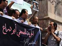 وقفة احتجاجية لـ«مراسلي سيناء» بالعريش للتضامن مع «أبو دراع» الثلاثاء